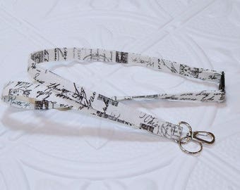 Lanyard - Breakaway Lanyard - Key Lanyard - Badge Holder - Script Writing