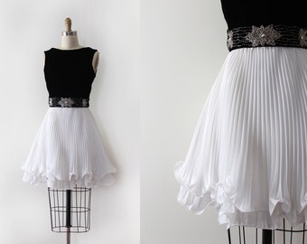 vintage 1960s dress // 60s evening mini dress