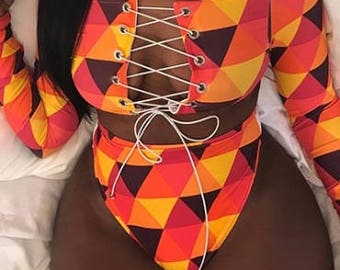 Print swimsuit