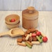 Pasta in a bag set.  Play kitchen wooden food.