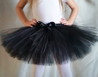 Black Tutu | Black Baby Tutu | Black Toddler Tutu | Holiday Tutu | Black Cat Tutu | Black Swan Tutu | Halloween Tutu | Christmas Tutu