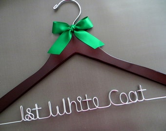 First White Coat Hanger, White Coat Ceremony, Doctor Hanger, Medical School Graduation Gift, Dr Hanger, Student Doctor Gift, New Doctor Gift