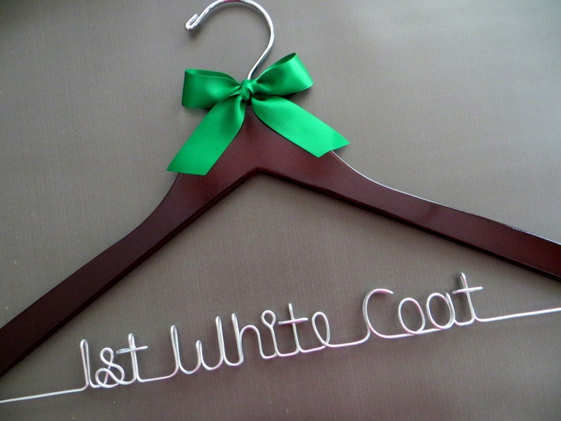 First White Coat Hanger White Coat Ceremony Doctor Hanger