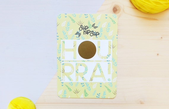 Scratch-off pregnancy announcement card - grandparent pregnancy announcement - dad pregnancy announcement