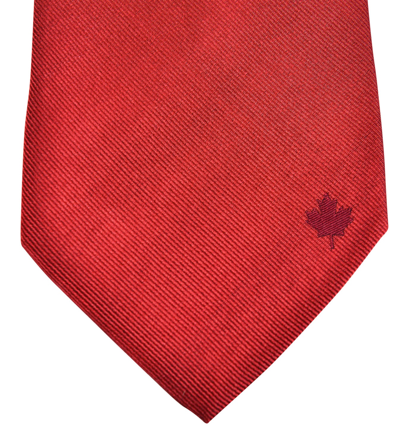 Canada Tie Inspired by the Canadian Flag. 100 Woven Silk.