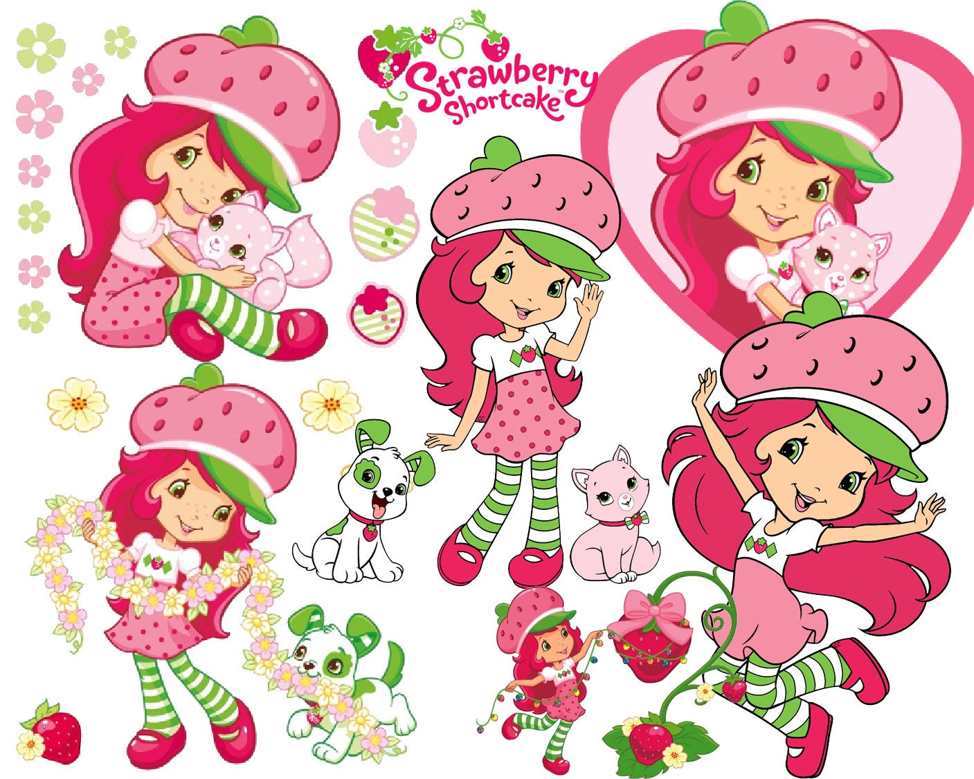 Best Collection Of 250 Strawberry Shortcake Clipart - 250 High Quality 