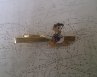 Disney Donald Duck Golden Tie Clip Bar Pin Great Christmas Gift for Him Birthday Wedding Graduation Party Favor Unique Novelty Jewelry