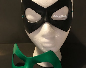 Robin inspired superhero mask