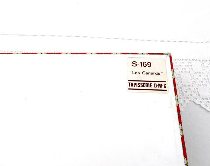 Vintage Red Fabric Covered Provencal Wooden Sewing Box by D M C, French Provencal Decor, French Country Style, Needlecraft, Knitting Needles Vintage Red Fabric Covered Provencal Wooden Sewing Box by D M C, French Provencal Decor, French Country Style, Needlecraft, Knitting Needles