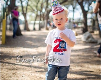 Train Birthday Shirt, Thomas Birthday Shirt, Second Boy Birthday Shirt, Choo Choo Birthday Outfit