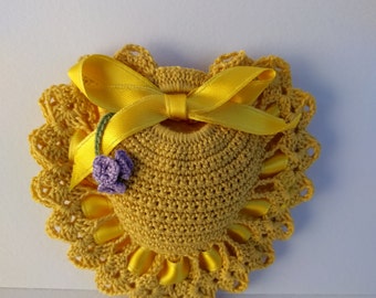Scented Drawer Sachets - Handmade Crochet - Lavender