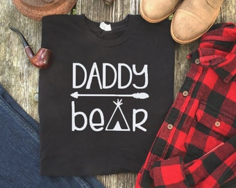 Papa Bear Shirt - Mama Bear Shirt - Daddy Bear Shirt - Photoshoot Outfits - Gifts for Dad - Fathers Day Gift - Family Shirts - Bear Shirts