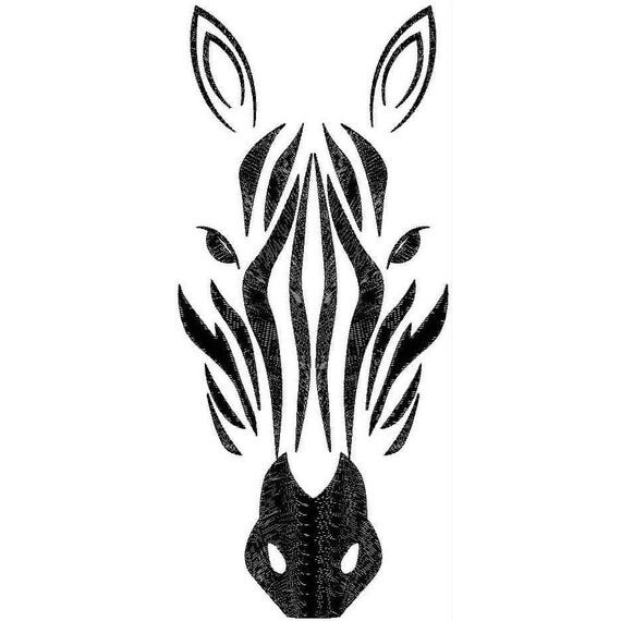 Download Zebra Face Machine Embroidery Designs Applique Embroidery
