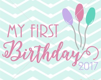 Download My 1st birthday svg | Etsy