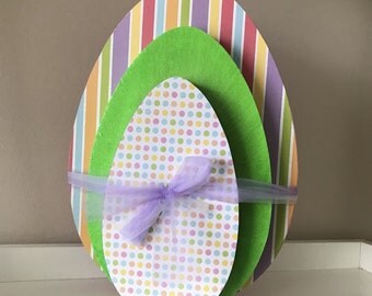 Large Stacking Eggs / Easter Decoration