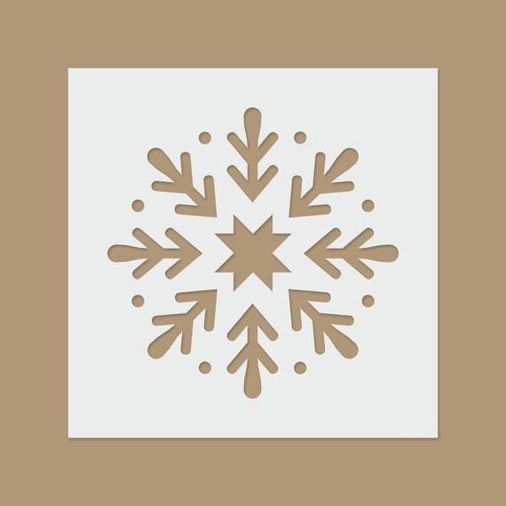 Snowflake Christmas / Winter Stencil