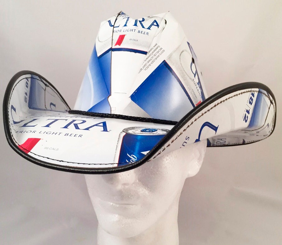 Beer Box Cowboy Hats. Made from recycled Michelob Ultra Beer