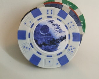 The Death Star Poker Chip, Game of Poker/Fish Extender Gifts/Star Wars Fans/Star Wars