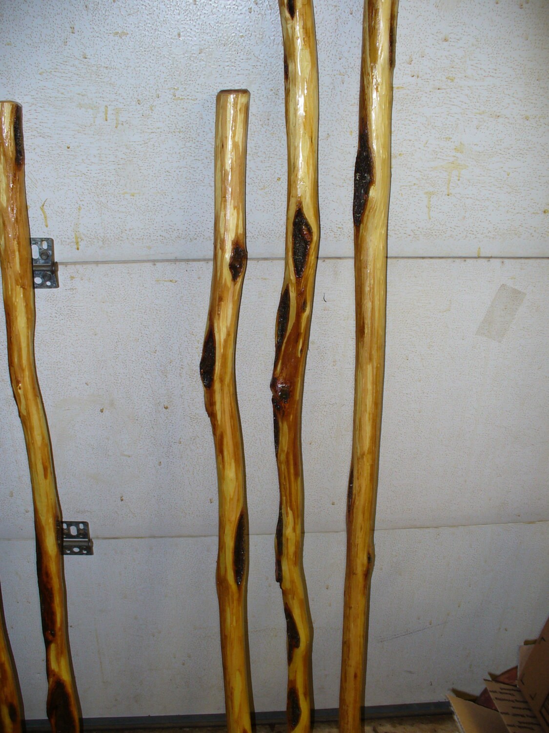 THREE Finished DIAMOND WILLOW Walking/Hiking Sticks 10