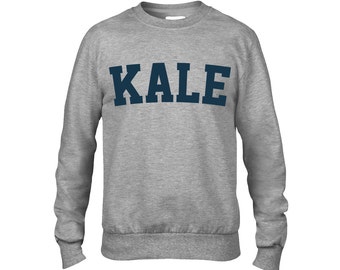 Vegetarian Kale Shirt - KALE Sweatshirt - Men's Women's Unisex ANVIL Sweatshirt - Item 1760