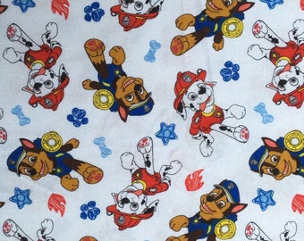 paw patrol fabric pattern