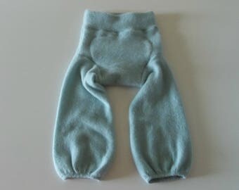 LARGE 100% Wool Cloth Diaper Cover, Upcycled Wool Soaker, Wool Longies