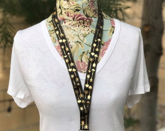 Black lanyard / Arrow lanyard / Badge holder