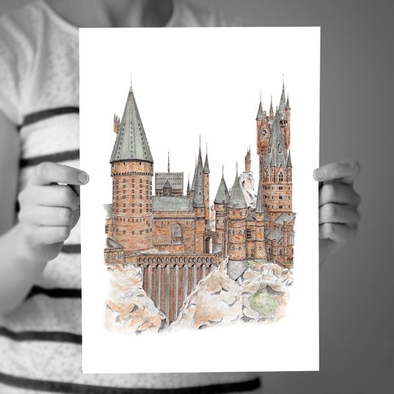 Harry Potter Hogwarts Castle. Detailed Quality by adamfschofield