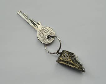 Running shoe charm keyring, Runners keyring, Large running shoe charm keyring with crystals and laces