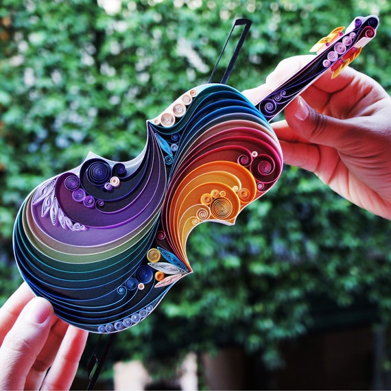 Quilled Paper Art: Music Is The Voice Of The Soul