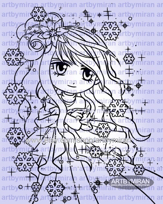 digitized snowflake coloring pages - photo #10