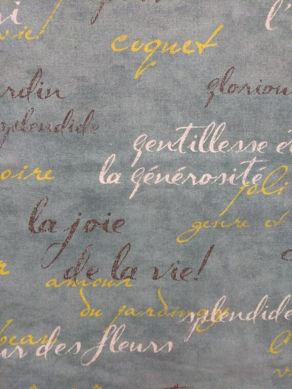 Turquoise Blue Modern Upholstery fabric by the yard/ Waverly French