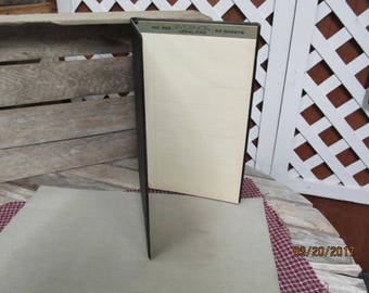 Vintage Spel-Binder Spel Binder Portfolio Legal Notebook Binder Virgin Vinyl VPD Black Professional Binder 14 1/2" x 9"