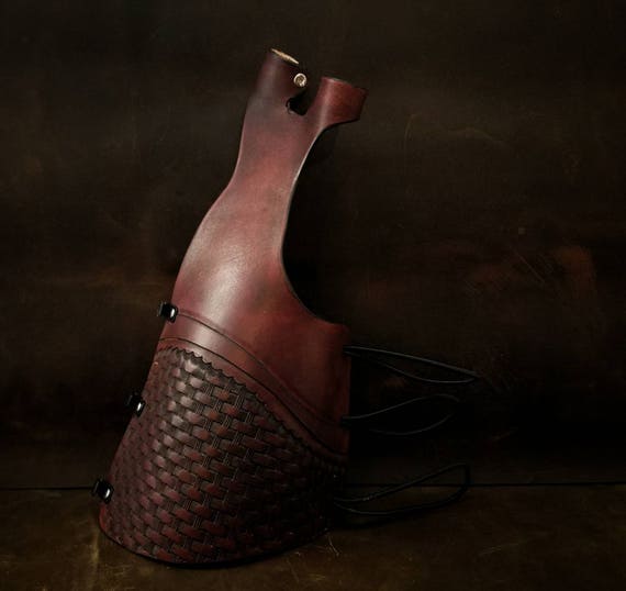 Full Length Arm guard / Bow Hand Glove Combo Archery Arm