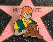 Daisy and Fernando soft enamel pin