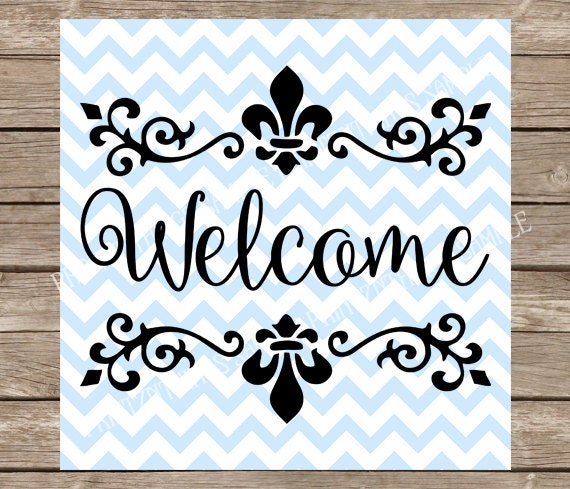 Download welcome svg, welcome, home svg, fleur de lis svg, svg ...