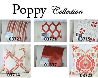 Designer Pillows, Red, Accent Throw Covers, 24x24, 22x22, 18x18, 16x16, 20x20, 26x26, Lumbar, Decorative Pillows, Pillow Covers