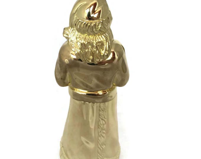 Vintage Godinger Gold Cork Screw Puller Santa Claus Christmas Wine Opener | Vintage Home Decor