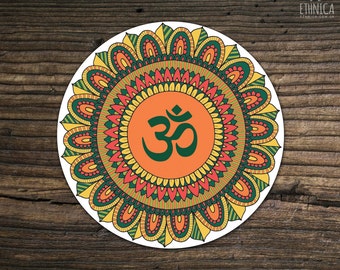 Om symbol, vinyl sticker, art sticker, decal laptop sticker, om sticker, Ipad sticker, car sticker, yoga decal, meditation symbol