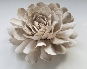 Unglazed Porcelain peony
