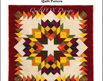 Quilt Pattern - HarvestWreath/ 48 1/2 in. x 48 1/2 in.