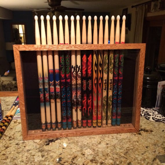 Custom Drum Stick Display Case