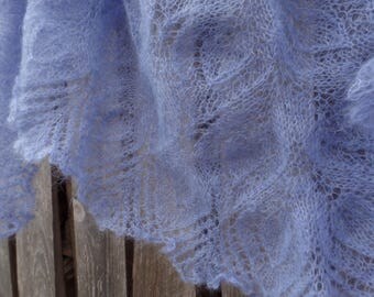 Knitted Shawl Gift for Her Bridal Mohair Knit Shawl Mothers Day gift