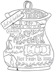 Download By His Power Jars of Clay Coloring Pages Bible Class