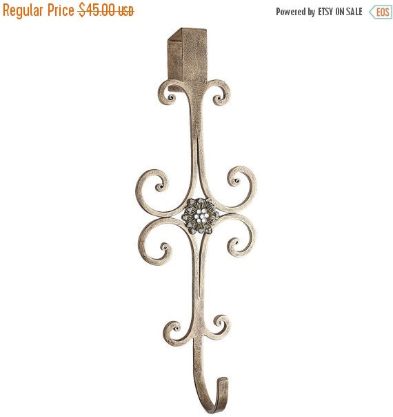 Jeweled Hanger Over the Door Wreath Holder Crystal by Hobby4Crafts