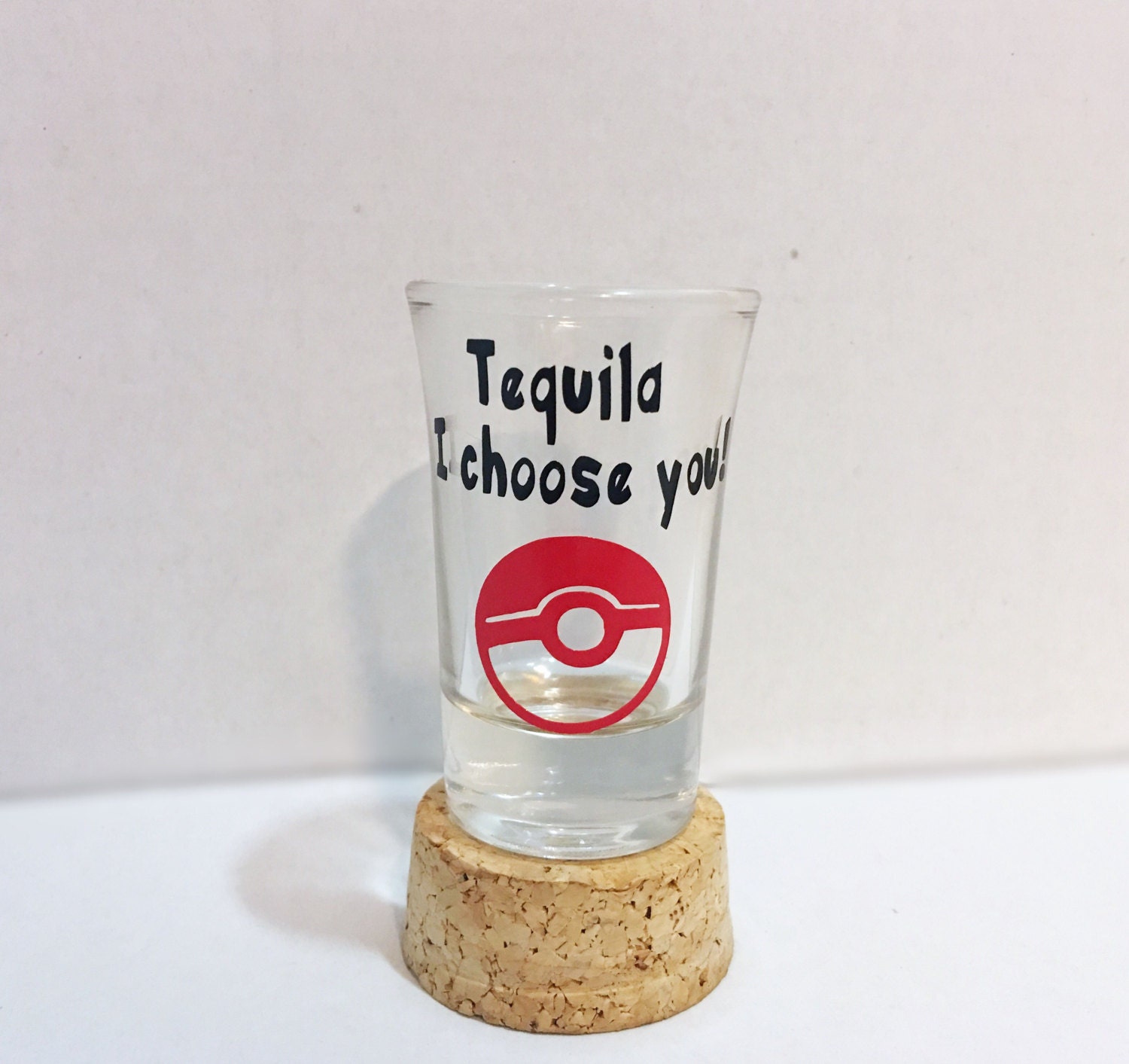 Pokemon shot glass barware pokemon go pikachu pokeball I