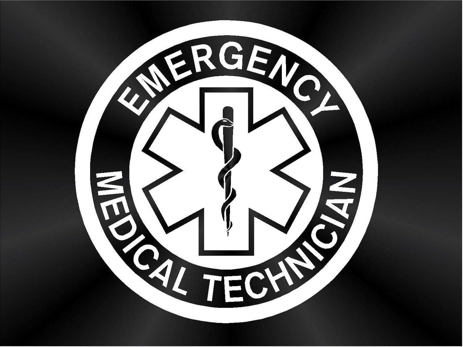 EMT Decals EMS Medical Tablet Laptop Wall Truck Car