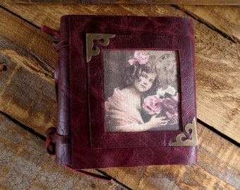 Juliette: Leather journal, Handmade