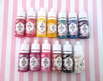 Resin Pigments, Resin Colorants, Color Dyes for Resin, 10g, UV Resin, Epoxy Resin