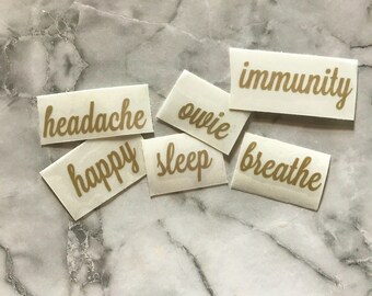 SALE!! 10ml Roller Bottle Labels for Essential Oils